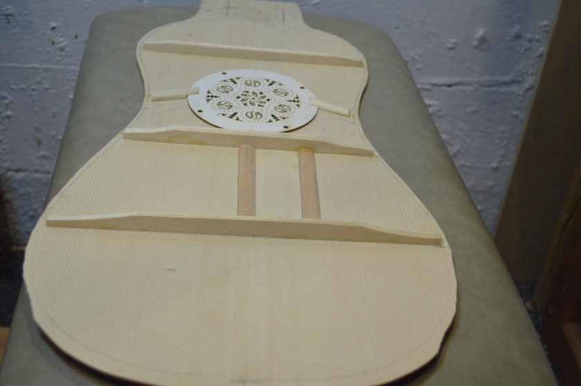 Baroque Guitar Soundboard